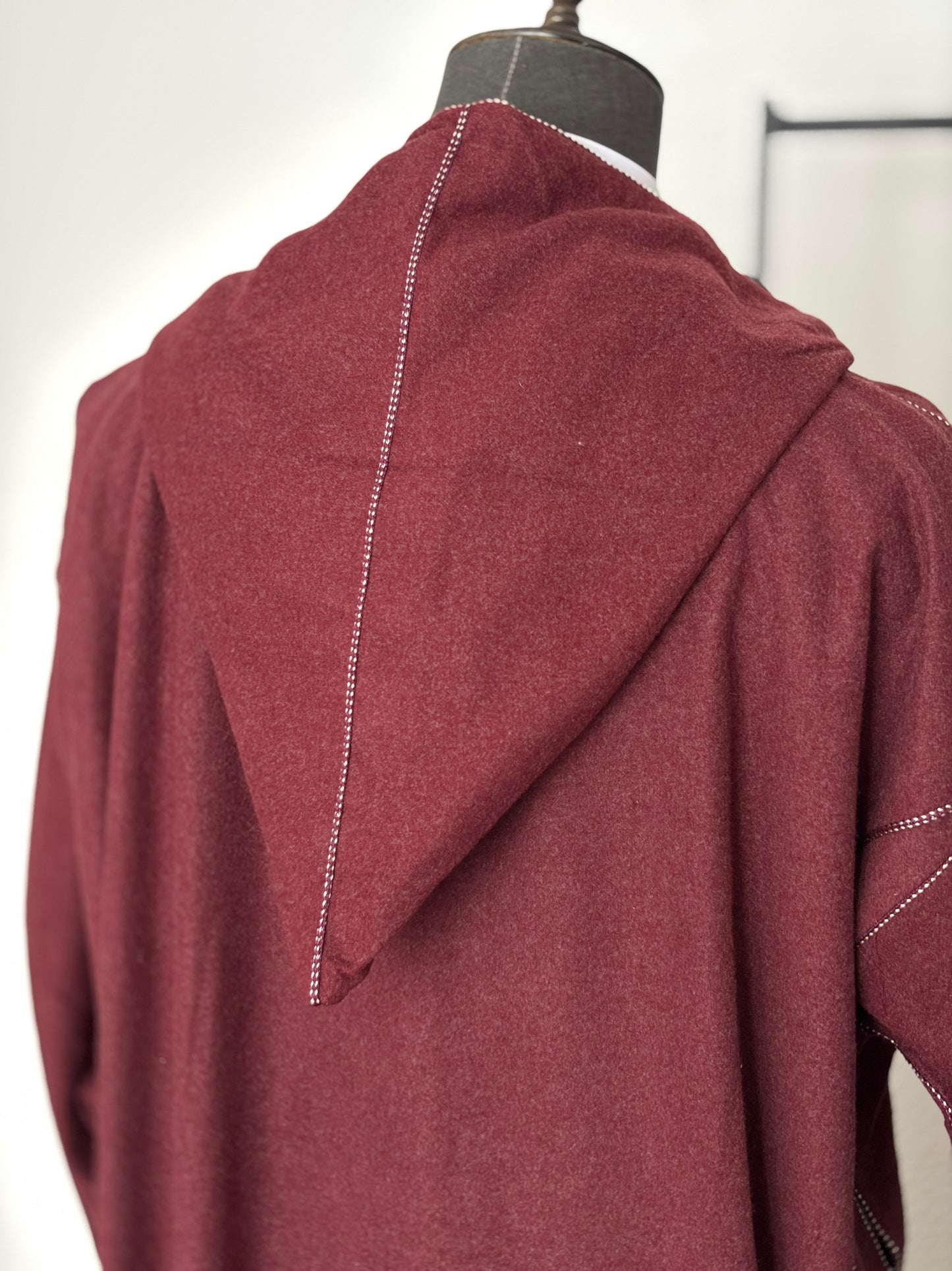 Burgundy Moroccan Djbella