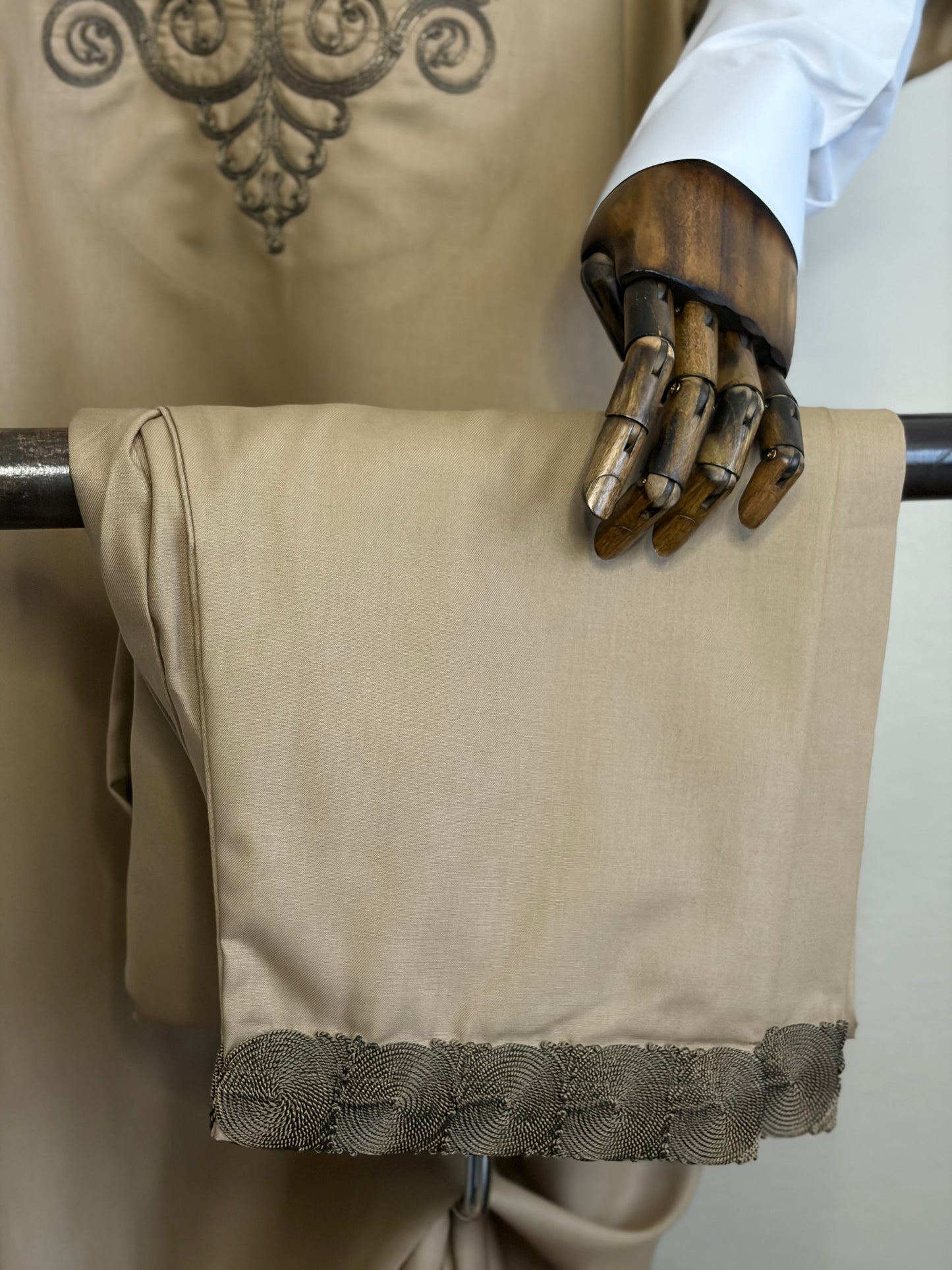 Light Brown Jalabiya Trabelsia