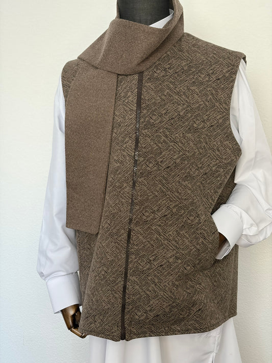 Waistcoat and scarf