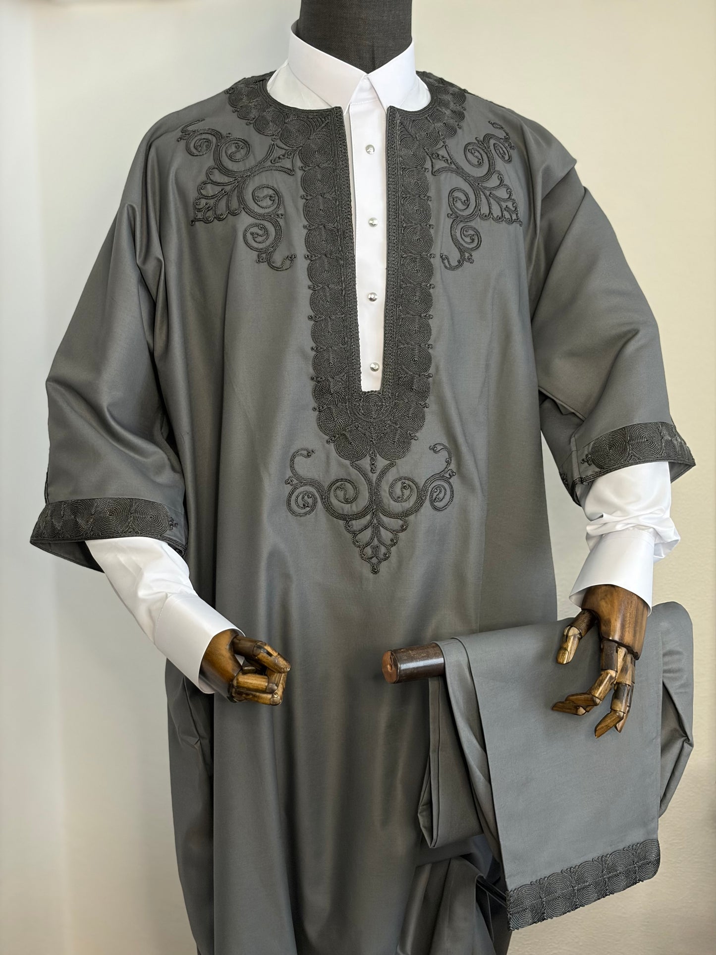 Grey Jalabiya Trabelsia