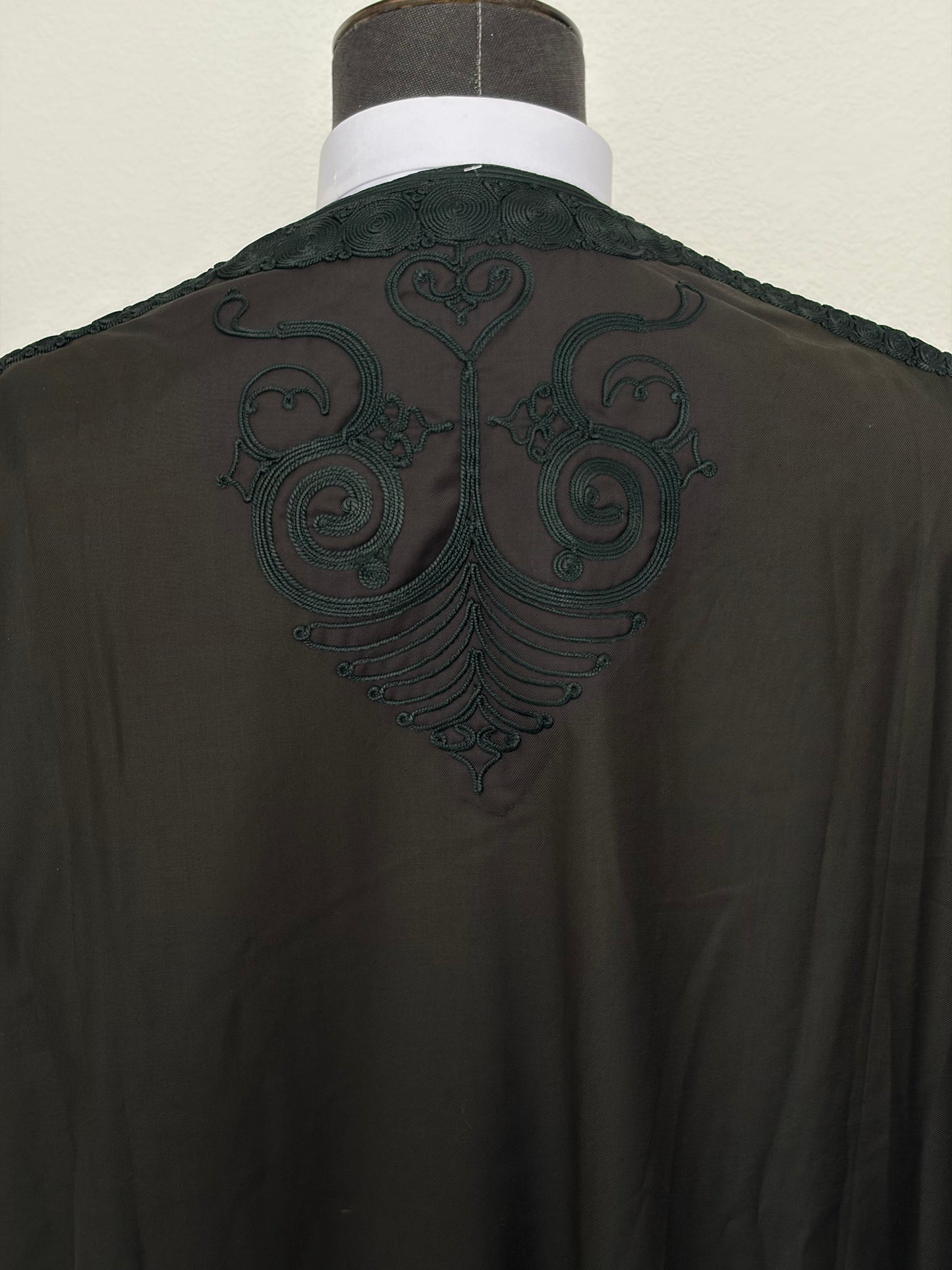 3 Piece Dark Green Jalabiyya Trabelsia