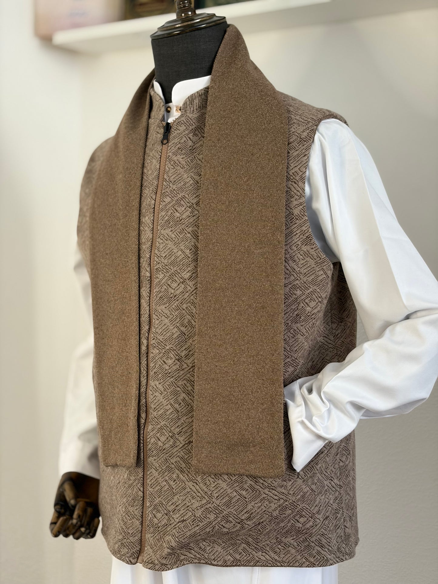 Waistcoat and scarf