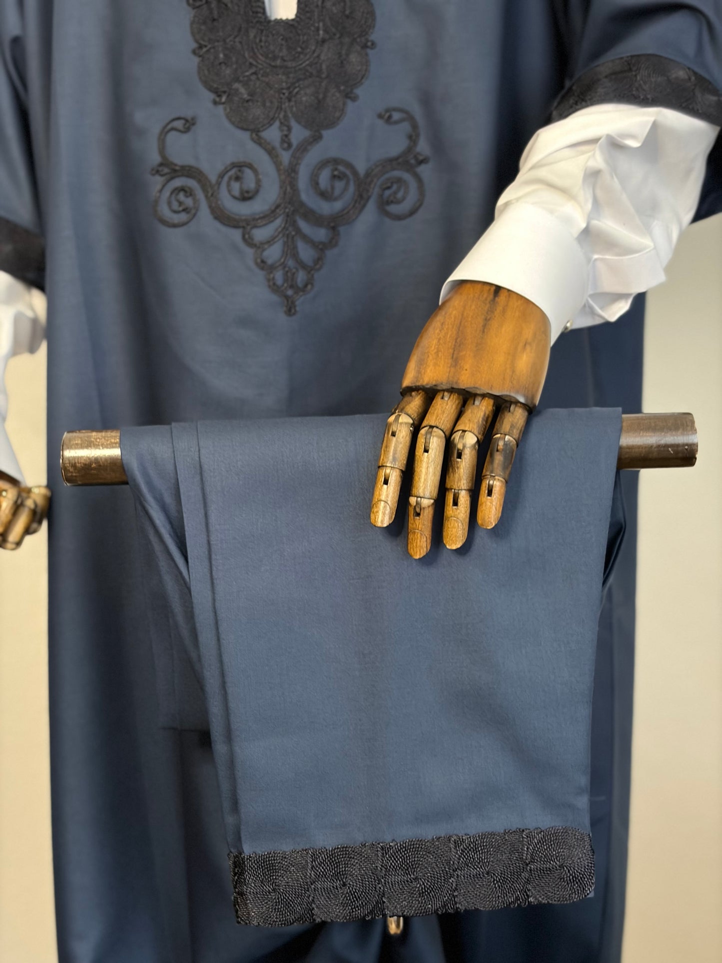 Navy Blue Jalabiya Trabelsia