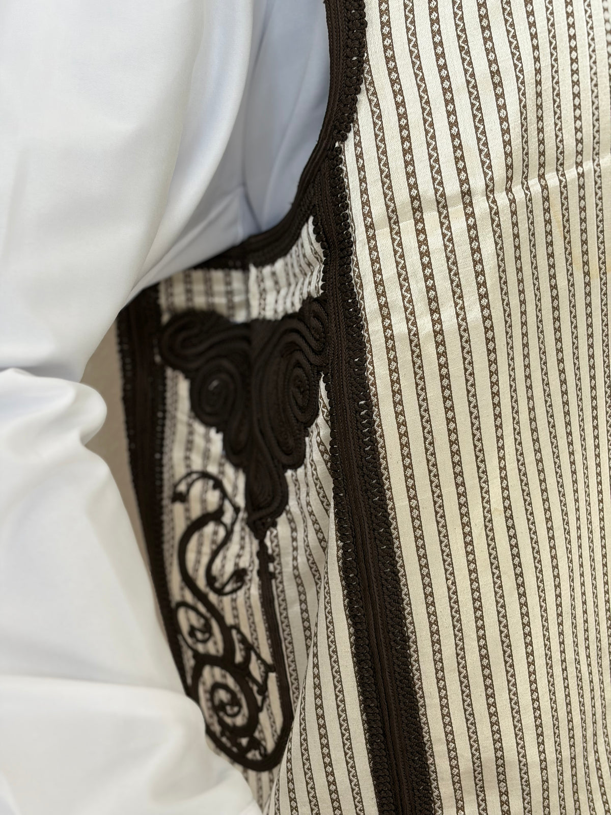 Brown Patterned Faremlla Bid’iya
