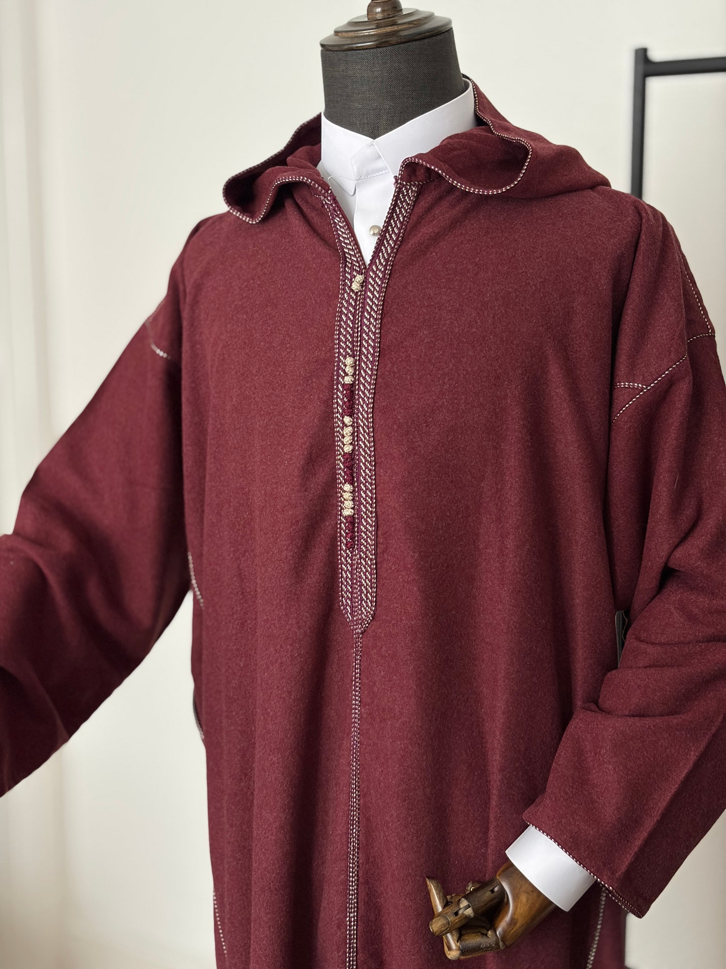 Burgundy Moroccan Djbella