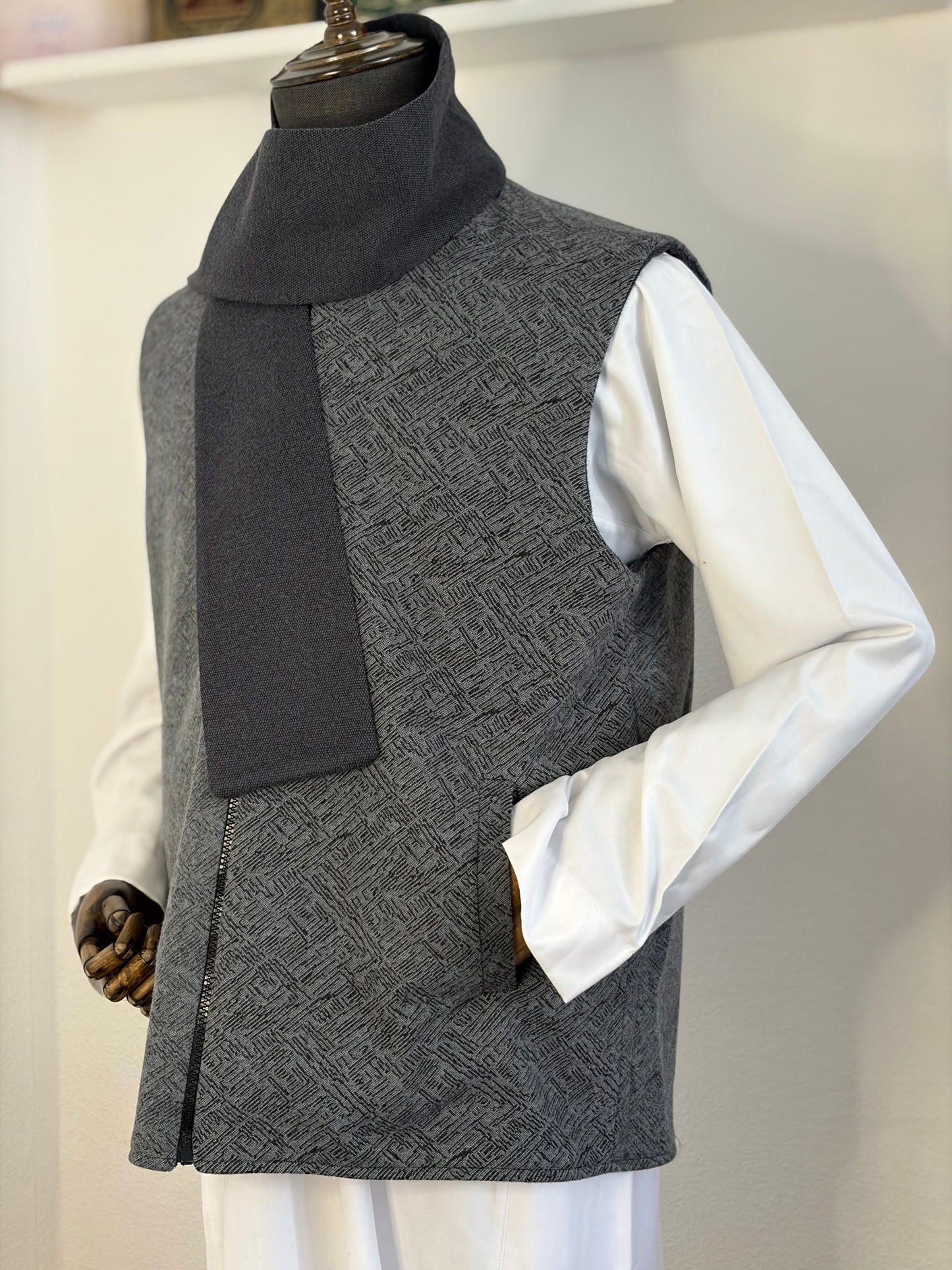 Waistcoat and scarf